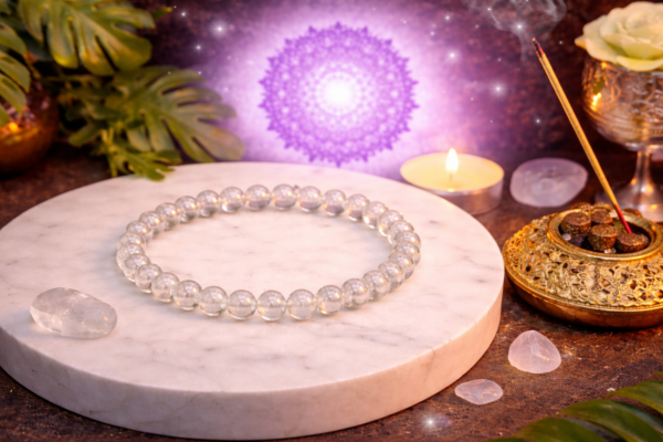 Clear Quartz Bracelet – Master Healer for Clarity, Energy & Balance