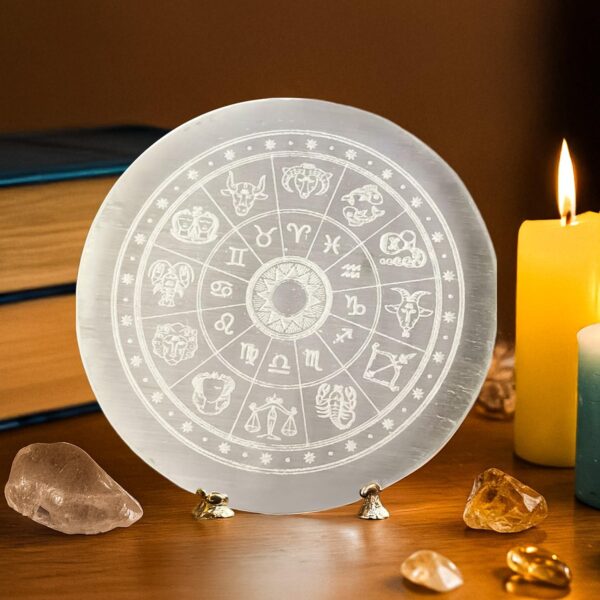Selenite Charging Plate – Cleanse, Recharge & Energize Your Crystals