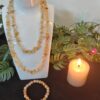 CITRINE MALA and BRACELET COMBO